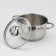Classic-Prima pan, 1.75 l, d = 16 cm, glass cover, with a heat distribution layer, induction