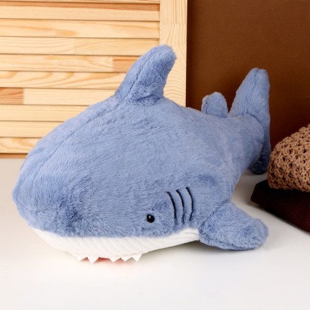 Soft toy-podushka "Shark", 58 cm, blue color