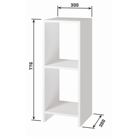 Rack 300, 300x300x776, quadro/white-1