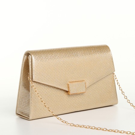 Female bag on a magnet, gold color-2