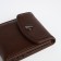 Women's wallet on a magnet, brown color