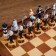 Chess souvenir "sea stories", h king-8 cm, pawns-6 cm, 36 x 36 cm