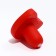 Brying Vamp toy for dogs, 8.5 x 7 cm, red