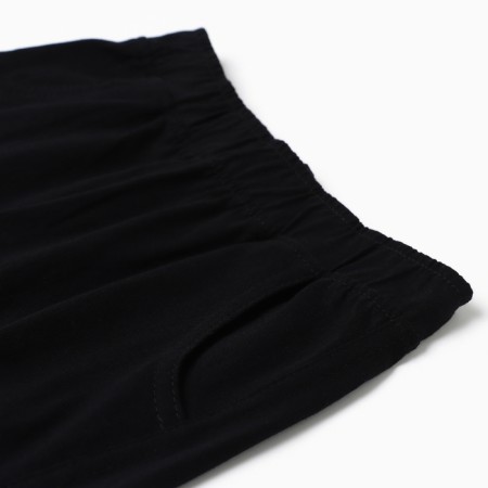 A set for a boy (T -shirt/shorts), turquoise/black color, height 110 cm-3