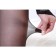 Erotic linen, nylon tights, with access, size OS, black