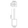 ABENS K-3727 toilet brush, black