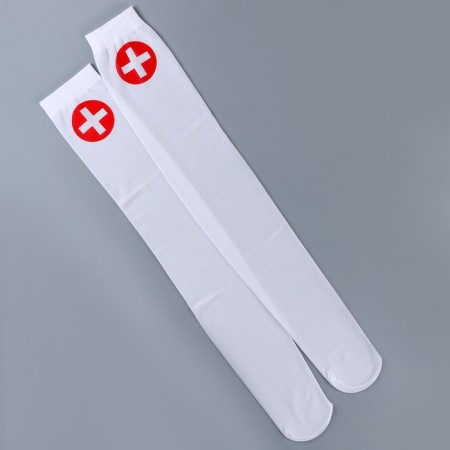 Carnival set "Nurse": apron, stockings, headdress, syringe, p. 40–46-6