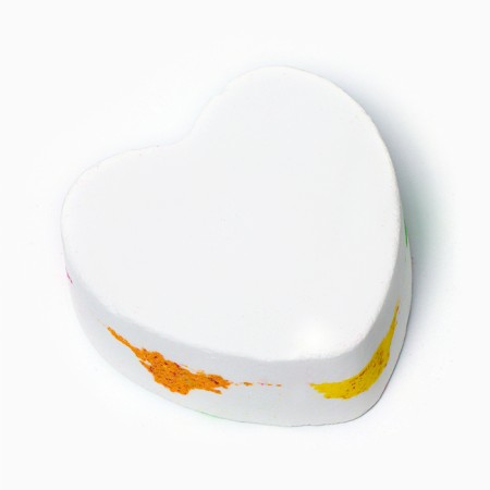 Baby for the bath "Heart" White, Rainbow, 150 g
