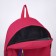 School textile school with pocket, pink color, 45x30x15 cm