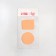 Makeup sponge, set - 2 pcs, beige color
