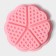 The form for baking the share "Sweets. Viennese waffles heart ", silicone, 21 × 2 cm, 5 cells, pink color
