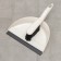 Brush-clutch with a scoop with an edge MALTA, beige color