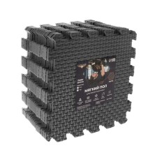 Soft floor for repair work Cartage, 33 x 33 cm, 18 squares, gray color