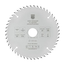 Disk of wood and chipboard Berger BG1663, pure cut, 200x32/30/25.4/20x48z, 2.8/2 mm