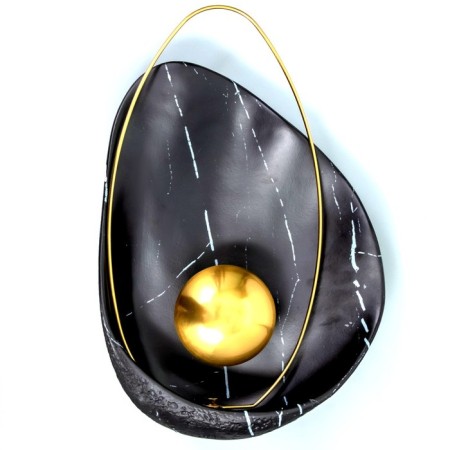 Sconces 2471/1 LED 5W black and gold 27x27x37 cm-4