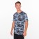 T-shirt male camouflage spots, color gray-blue, size 48