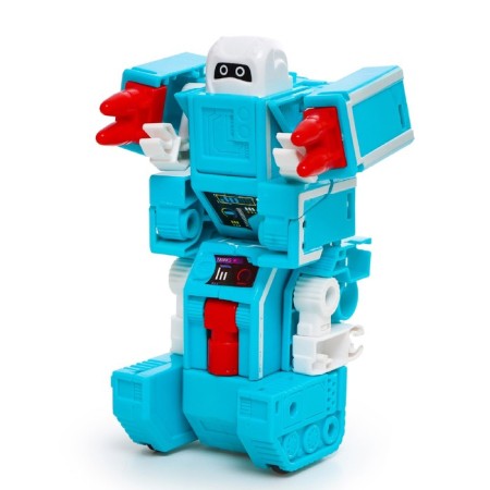 A set of robots "alphabet", transforms, 6 pieces, gather in 1 robot-3