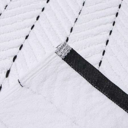 Froat Ethel Lines, col. White, 50x70 cm, 100% cotton, 750 g/m2-3