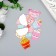 Decor for creativity plastic "Harmful food" set 10 pcs mix 2.7x2.5 cm