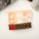 Halfish hair clip "Aisha" 8 cm, red-gold