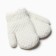 Baby mittens on the claim Minaku with the edge of 15 cm white
