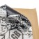 Vibro insulating material STP GB 4, size: 4x470x750 mm