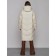 Coat insulated winter female, size 50, beige color