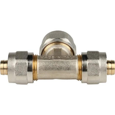 The STOUT SFS-0010-162016 tee, d = 16x20x16 mm, for metal-plastic pipes, screw-2