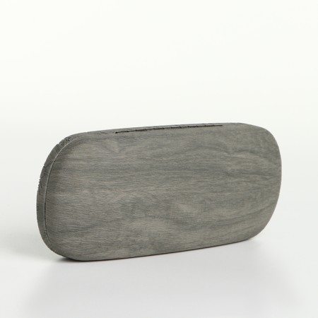 Case for glasses on the chosen clap, length 16 cm, color gray color-1