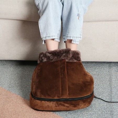 Hand-gripping heating pad and body LEM-07, 28 W, 2 V 1, vibration, from the network, brown