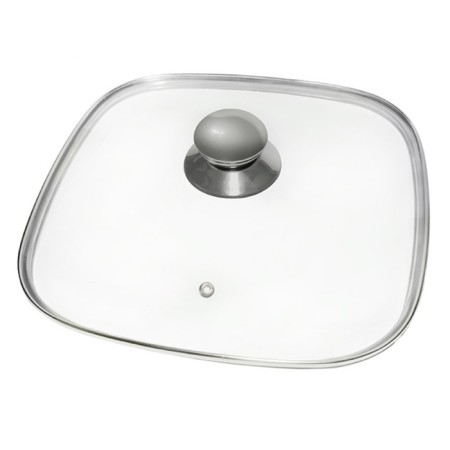 Panairo Chrome cover, with a lid, size 27x27 cm