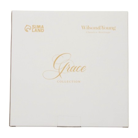 Plates Wy Grace, D = 25.5 cm, set 2 pcs, porcelain-5