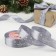 A satin ribbon “Machine with a Christmas tree”, 25 mm, 23 ± 1 m, color dark gray No. 189