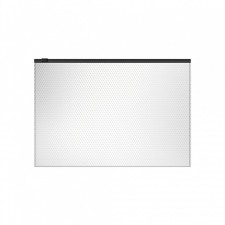The convert folder on the A4 ZIP-Molniya, 180 μm, Erichkrause Diamond Total White, up to 100 sheets, white