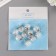 Suspension decorative for creativity glass "ball - pebbles" transparent d = 1.6 cm set 10 pcs