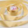 Satin tape, 40 mm × 23 ± 1 m, color golden-beige No. 186