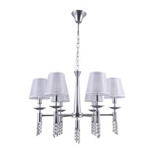 Ceiling light Gerhort G11038/6CR WT, 6x40W, E14, 98x68x68 cm, color transparent color