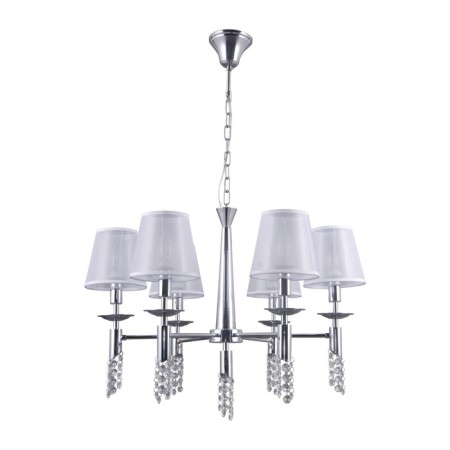 Ceiling light Gerhort G11038/6CR WT, 6x40W, E14, 98x68x68 cm, color transparent color