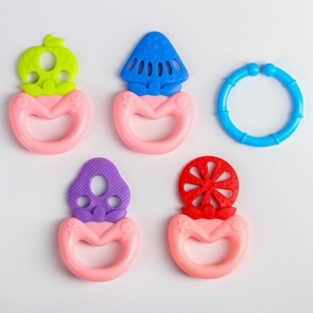 Set of “berries” teethers, 4 pcs, crumb me-2