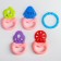 Set of “berries” teethers, 4 pcs, crumb me