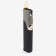 Gas lighter, silicon, black