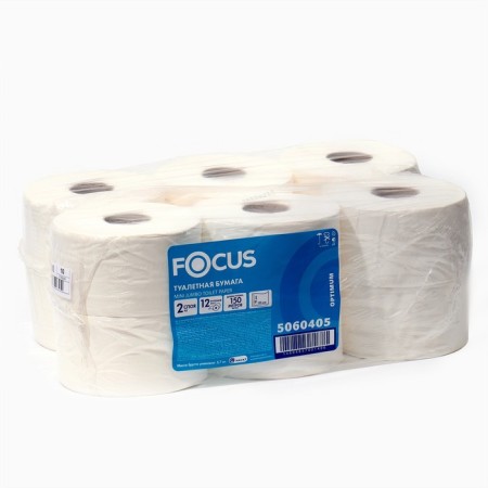 Toilet paper for Focus dispensers, 2 layers, 150 m