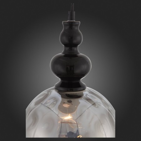 STL LUCE Sus. SL374.413.01. Bacineto. 1x40 W, E27, 20x20x28 cm, black color-7