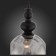 STL LUCE Sus. SL374.413.01. Bacineto. 1x40 W, E27, 20x20x28 cm, black color