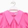 Children's dress with KAFTAN collar, size 32 (110-116 cm), bright pink color