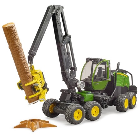Harvester John Deere 1270g with log