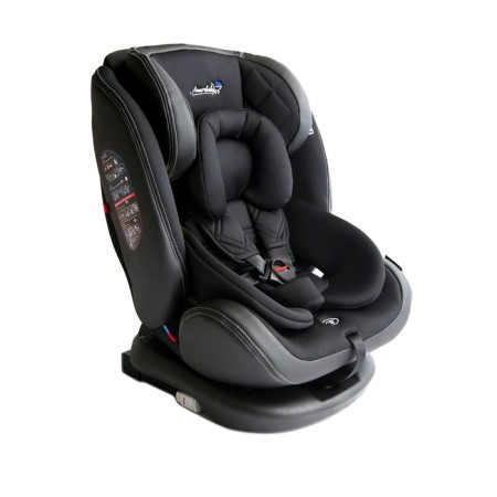 Children's car seat Amarobaby ST-3, ISOFIX class D, group 0+/1/2/3, black color