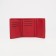 Women's wallet on magnets, red color