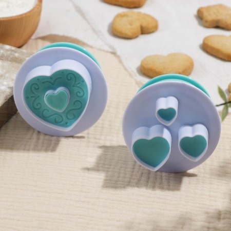 Set of confectionery plunger "Love", 2 pcs, color mix-2
