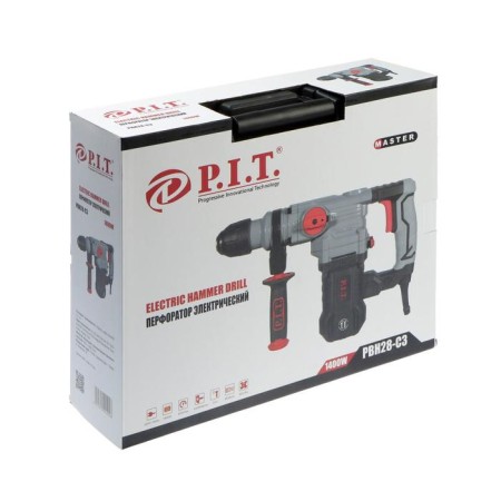 Perforator P.I.T. PBH28-C3, 1400 W, 5.5 J, SDS+, 4300 FP/min, 3 modes, case-8
